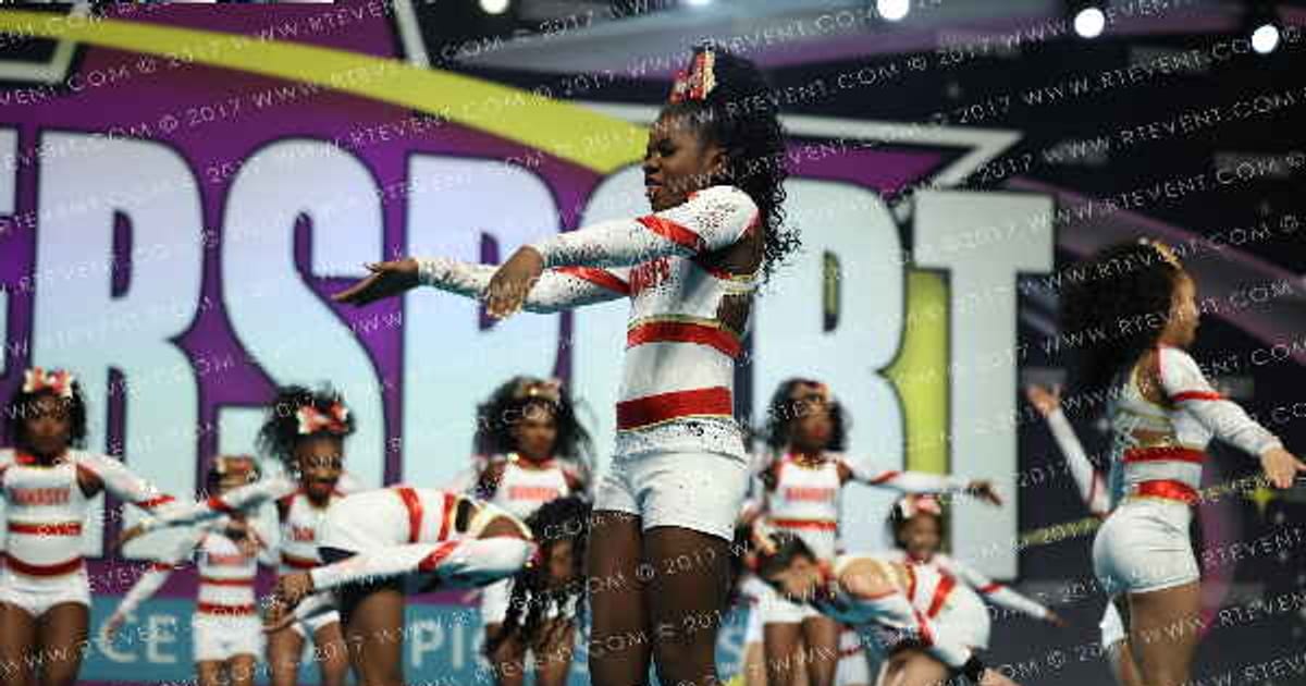 Dynasty Spirit Elite All Star Red Flames · CHEERSPORT NATIONALS HALL C1