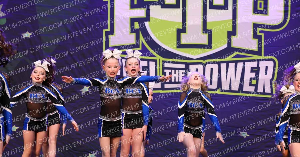 Beach Cheer Athletics Soleil · Feel the Power