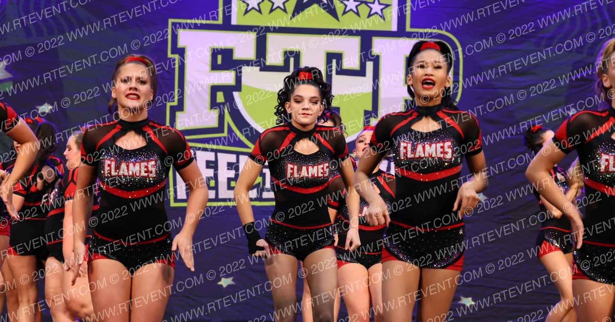 Flames Cheerleading Outblast · Feel the Power