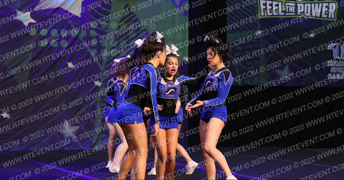 Bluewater Cheer Athletics Sea Queens · Feel the Power