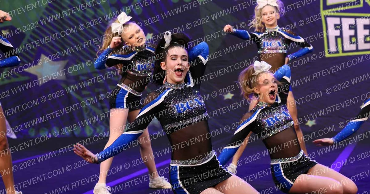 Beach Cheer Athletics TidalWave · Feel the Power