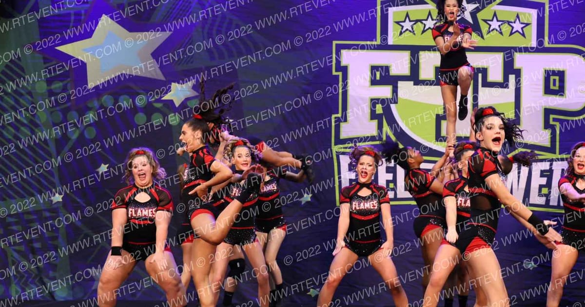 Flames Cheerleading Outblast · Feel the Power