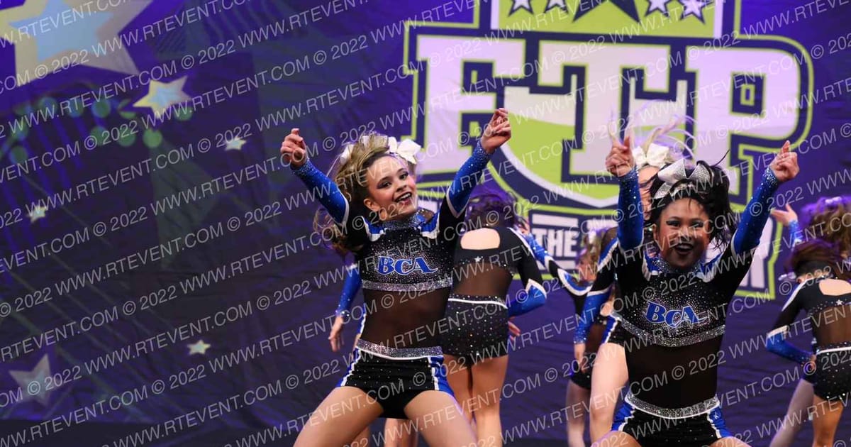 Beach Cheer Athletics Seismic · Feel the Power