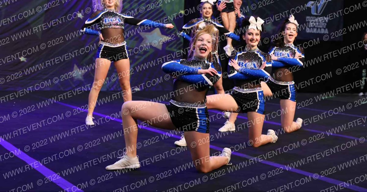 Beach Cheer Athletics Indigo · Feel the Power