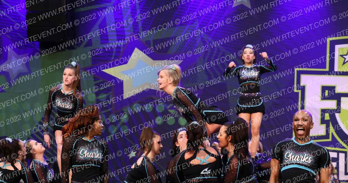 Cheer Sport Sharks - Toronto Razorback Sharks · Feel the Power