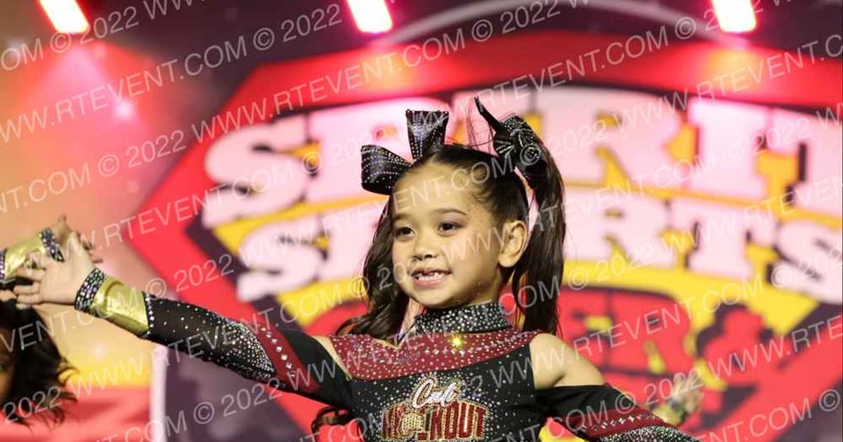 Cali Knockout Cheer Tiny Trouble · Spirit Sports Palm Springs Grand Nationals
