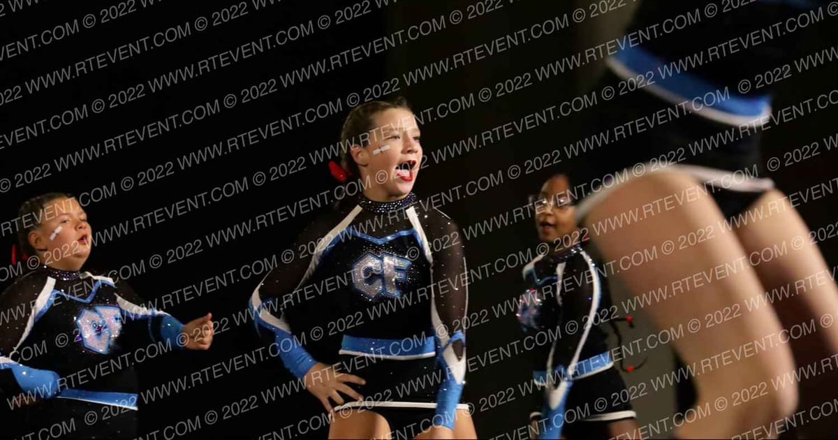 Louisiana Cheer Force Ruby Red · Mardi Gras Biloxi Showdown DIDII