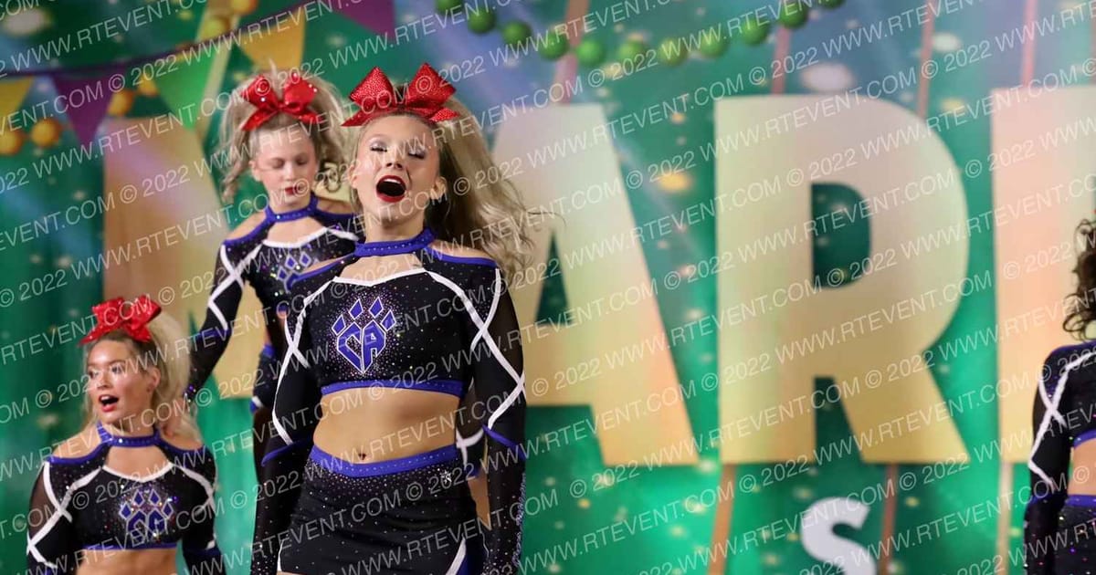 Cheer Athletics Emerald Coast Lady Leopards · Mardi Gras Biloxi Showdown DIDII