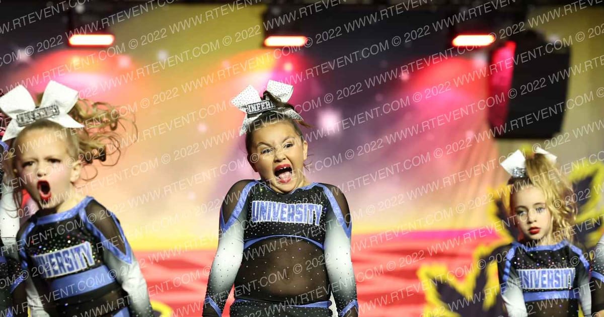 University All Stars INFERNO · Spirit Sports Palm Springs Grand Nationals