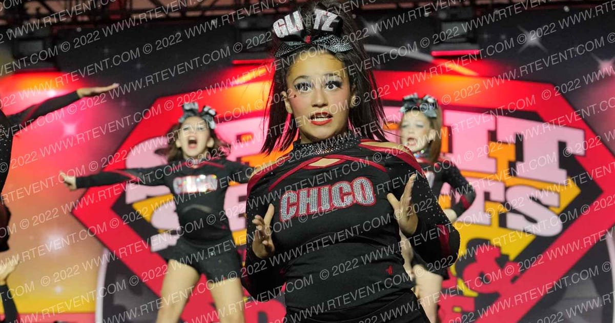 Chico Cheer All Stars GLITZ · Spirit Sports Palm Springs Grand Nationals