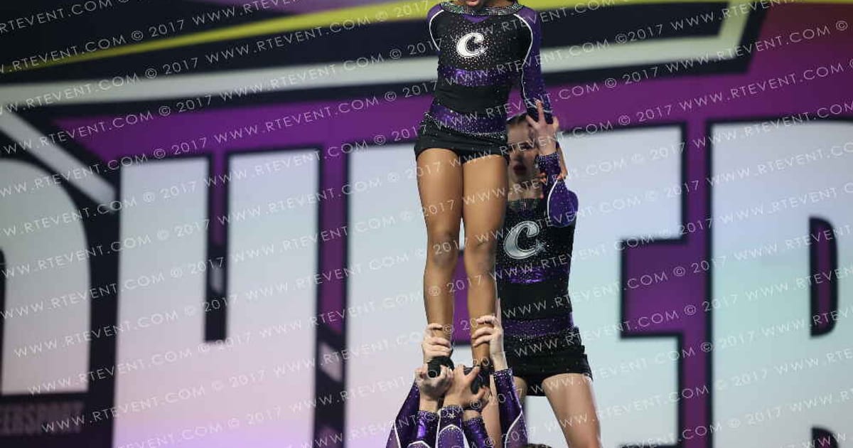 Charlotte Allstar Cheerleading Ultra Violet · CHEERSPORT NATIONALS HALL C1