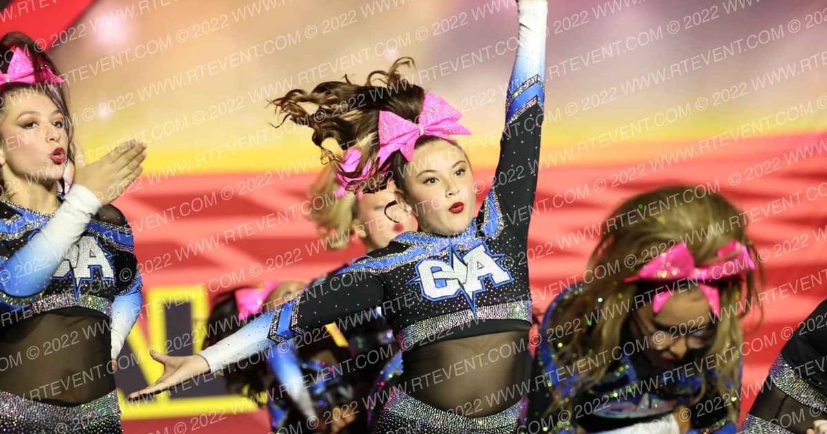 The California All Stars-San Marcos Blush · Spirit Sports Palm Springs Grand Nationals