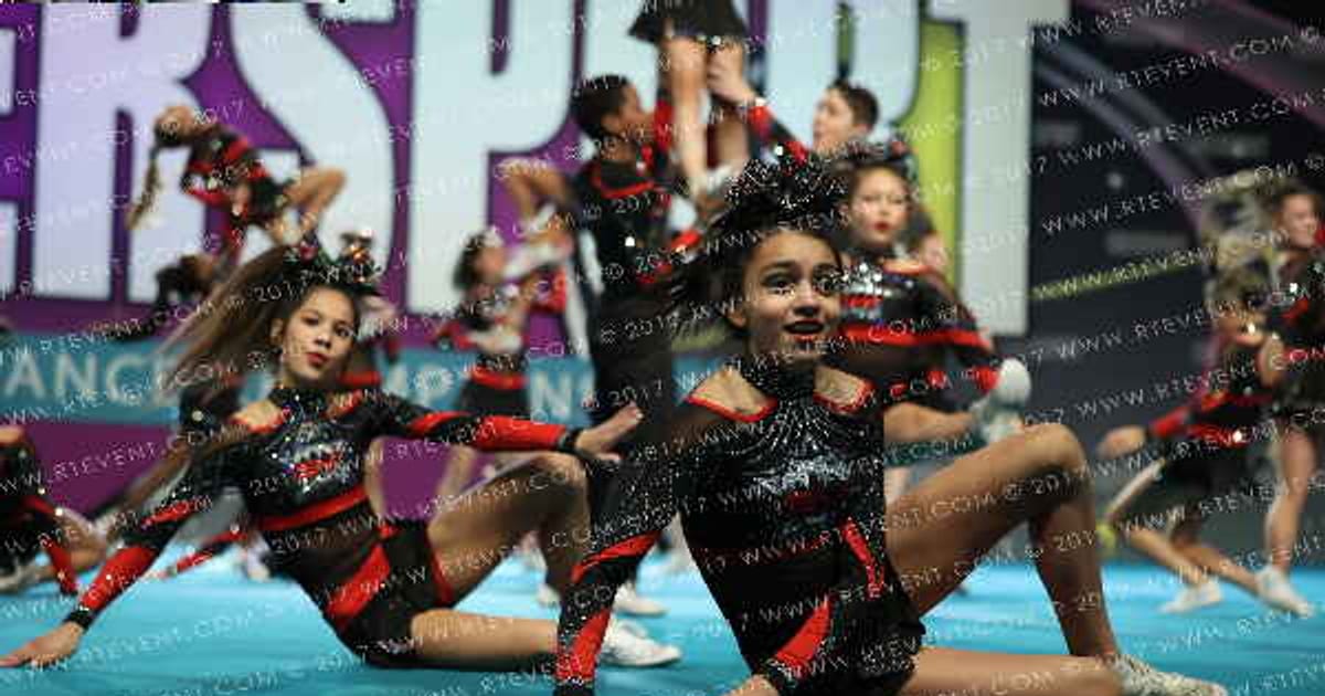 Stars Vipers San Antonio Rattler Reign · CHEERSPORT NATIONALS HALL C1