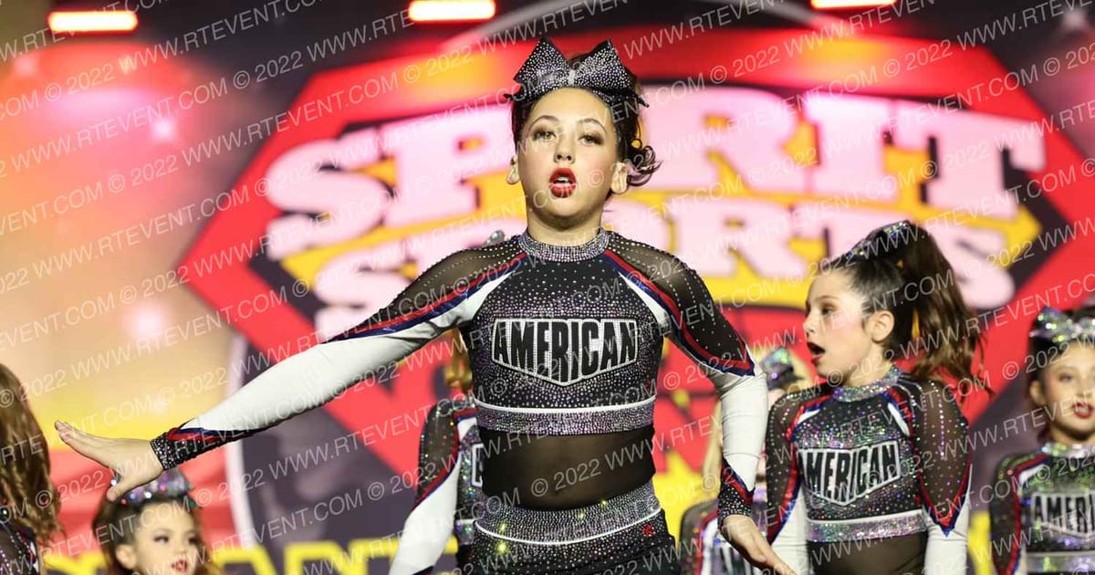 American Cheer YOUTH WHITE · Spirit Sports Palm Springs Grand Nationals