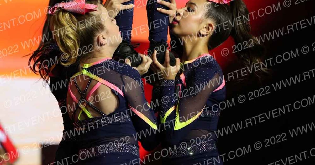 CheerCats LV Neon Kitties · Spirit Sports Palm Springs Grand Nationals
