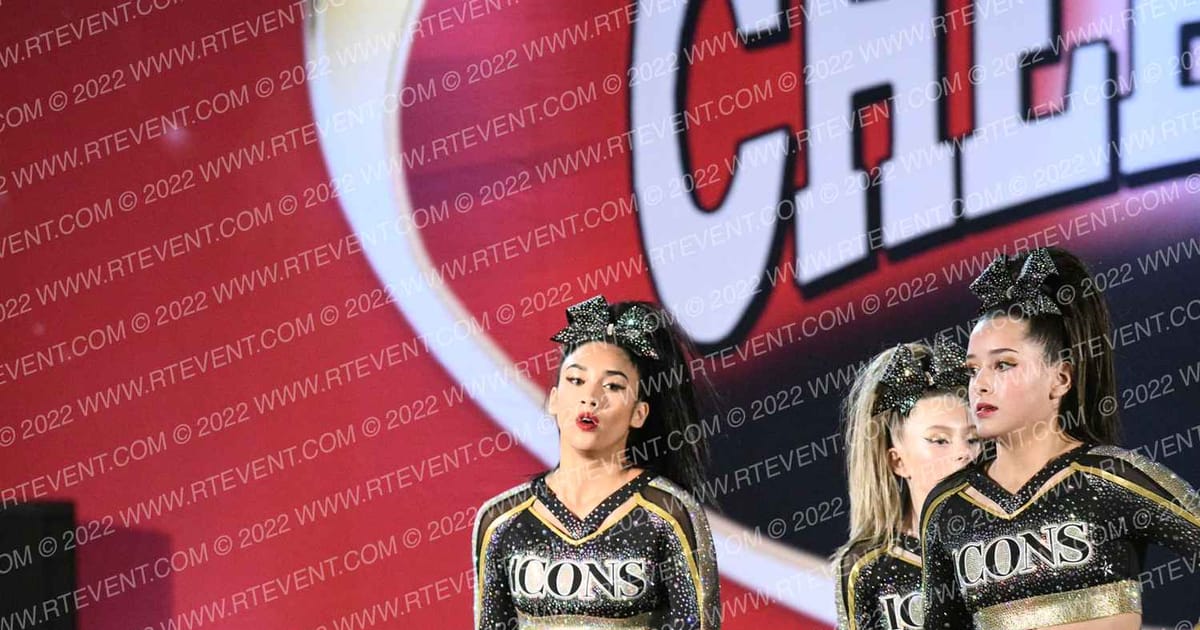 New York Icons Senior Gold · Cheer Power Reading Showdown