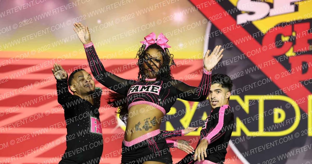 West Coast Fame Allstars BLACKOUT · Spirit Sports Palm Springs Grand Nationals
