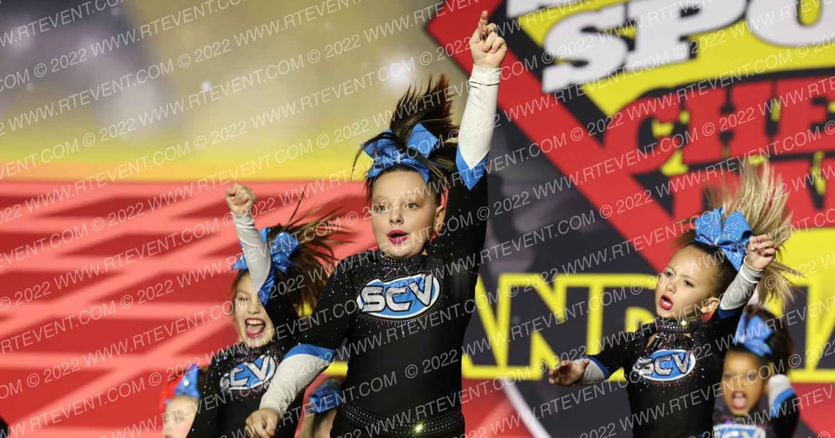 SCV All Stars Mini Blue · Spirit Sports Palm Springs Grand Nationals