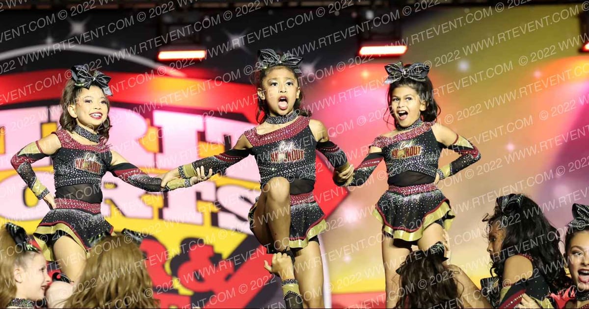 Cali Knockout Cheer Ferocious · Spirit Sports Palm Springs Grand Nationals