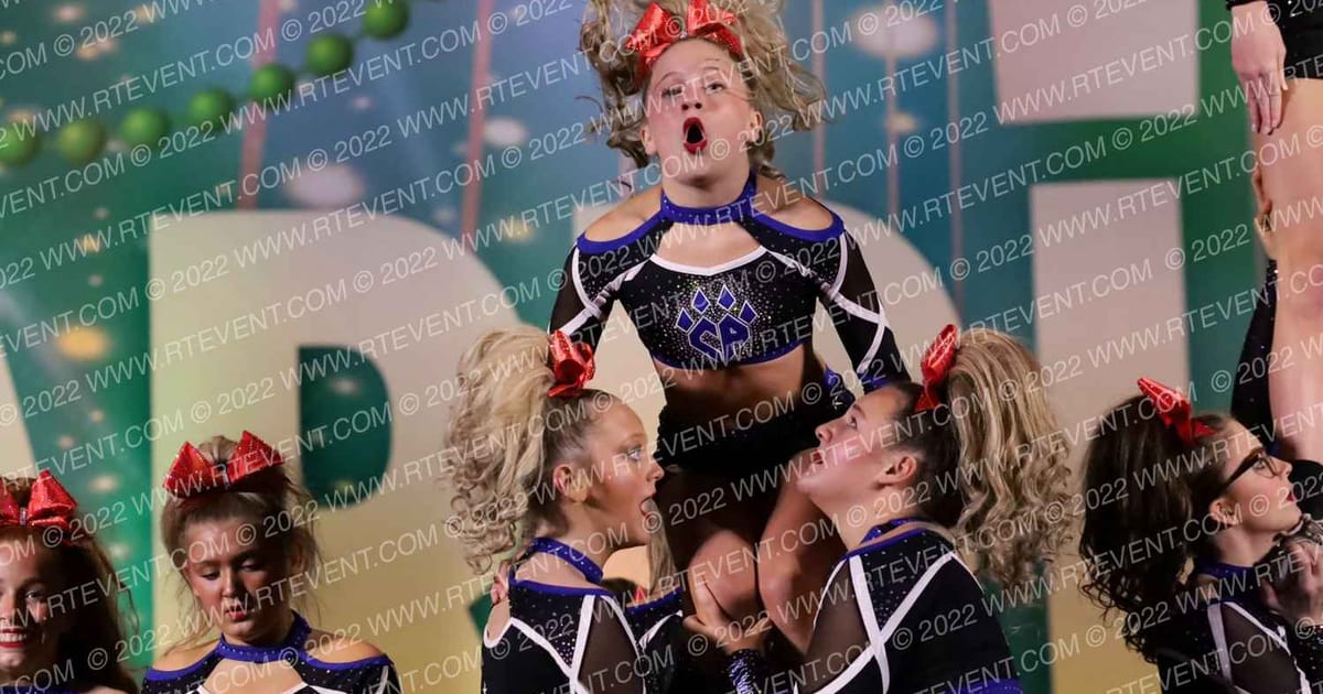 Cheer Athletics Emerald Coast Lady Leopards · Mardi Gras Biloxi Showdown DIDII