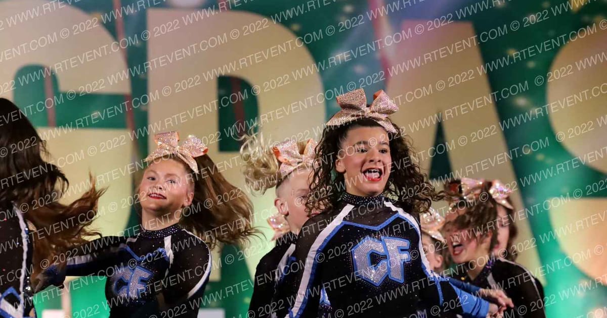 Louisiana Cheer Force Peach · Mardi Gras Biloxi Showdown DIDII