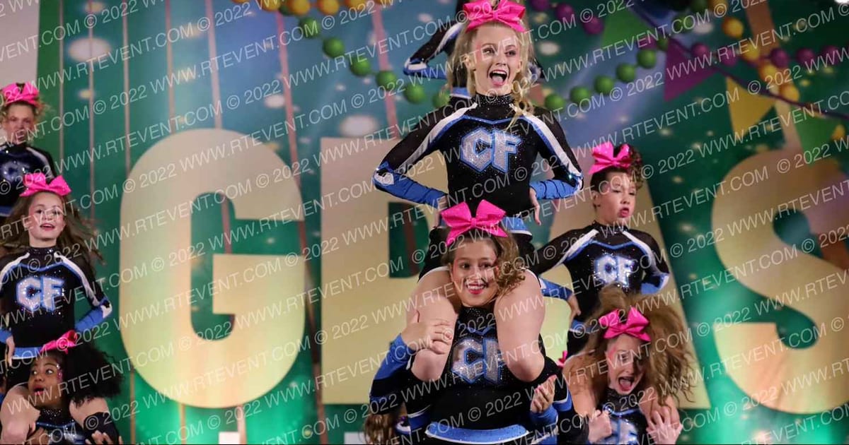 Louisiana Cheer Force Pink · Mardi Gras Biloxi Showdown DIDII