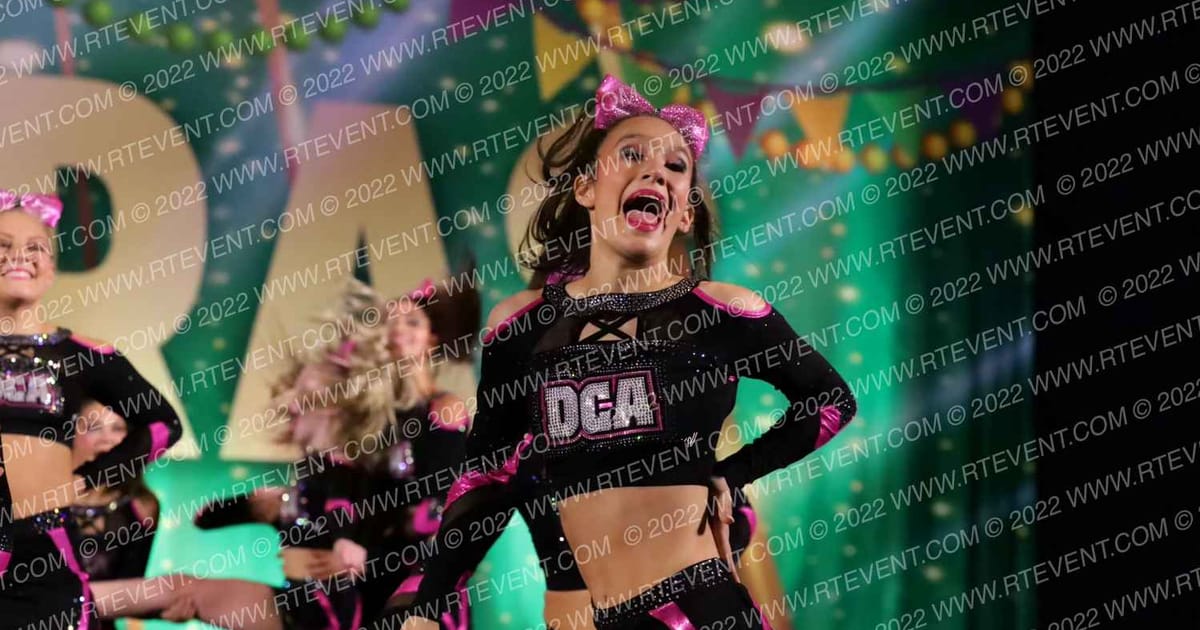 DCA Cheer and Tumbling Black Diamonds · Mardi Gras Biloxi Showdown DIDII
