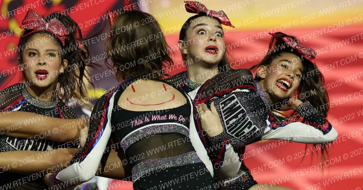 American Cheer YOUTH WHITE · Spirit Sports Palm Springs Grand Nationals