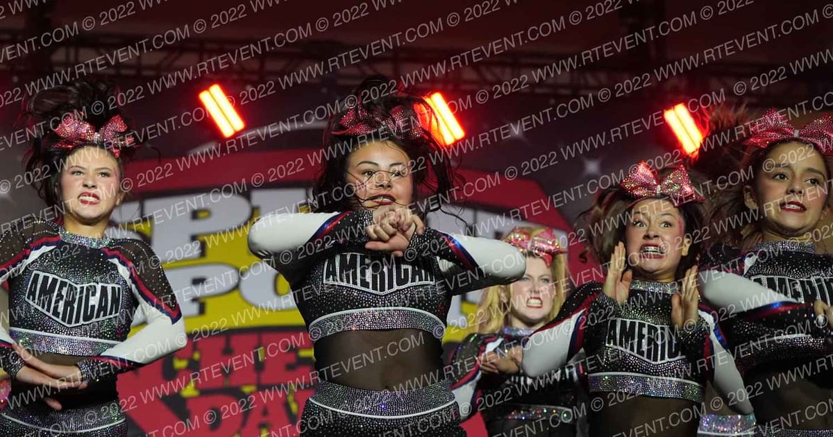 American Cheer J BLACK · Spirit Sports Palm Springs Grand Nationals