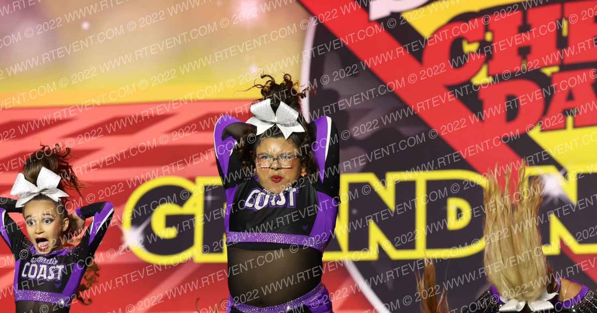South Coast Cheer Heart · Spirit Sports Palm Springs Grand Nationals