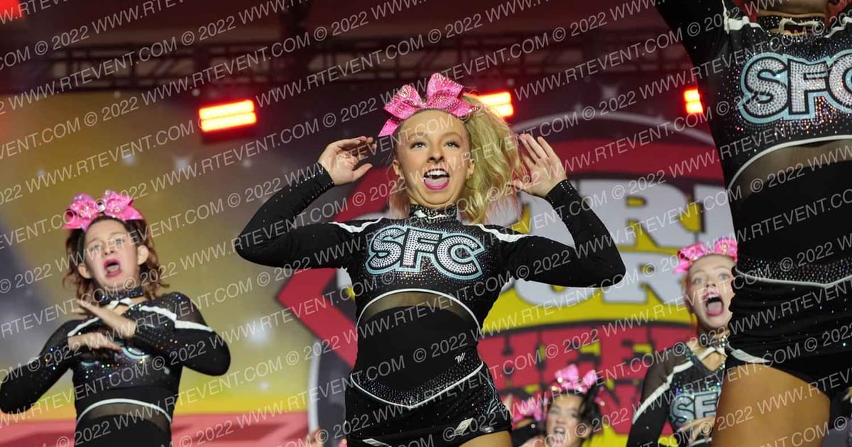South Force Cheer Hot Shots · Spirit Sports Palm Springs Grand Nationals