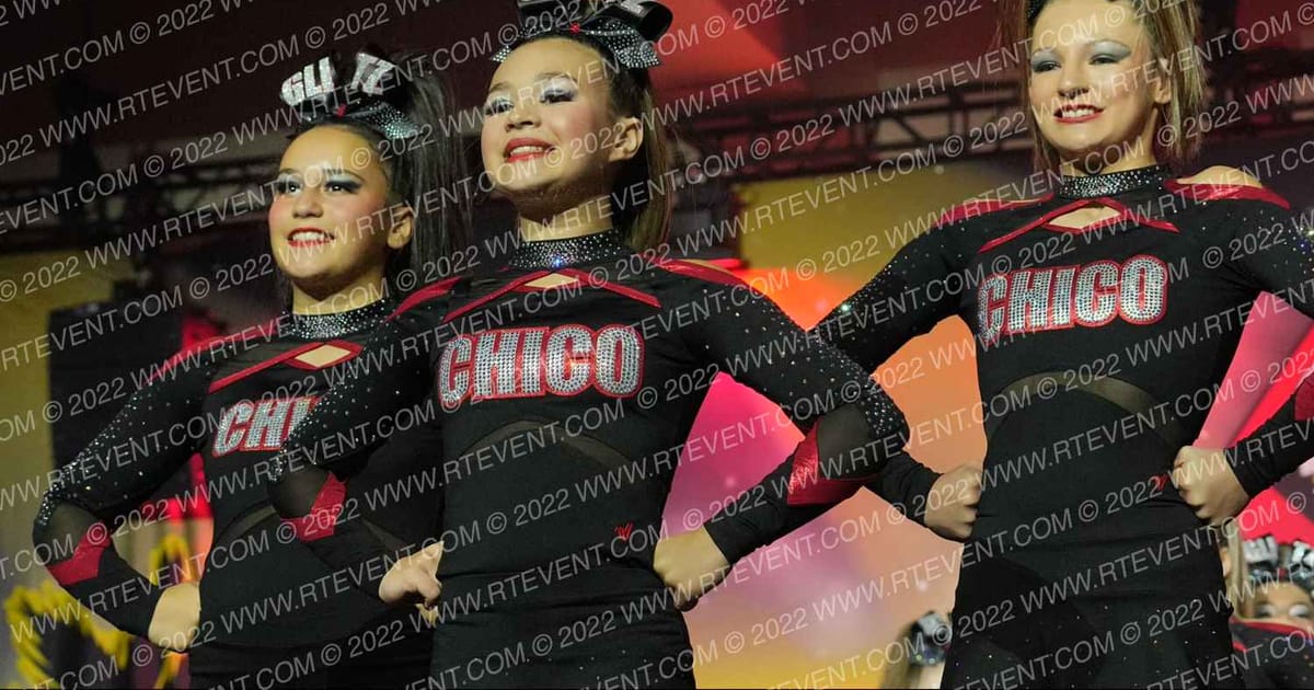 Chico Cheer All Stars GLITZ · Spirit Sports Palm Springs Grand Nationals