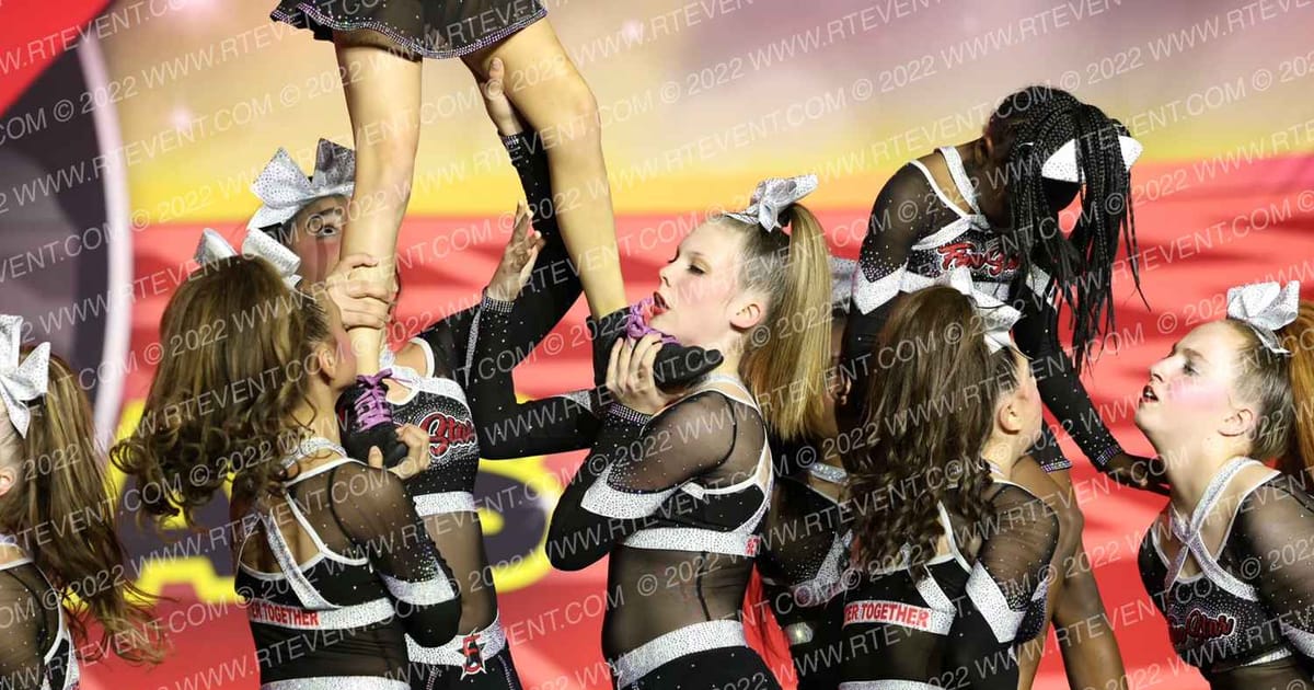 Five Star Athletics Shooting Stars · Spirit Sports Palm Springs Grand Nationals