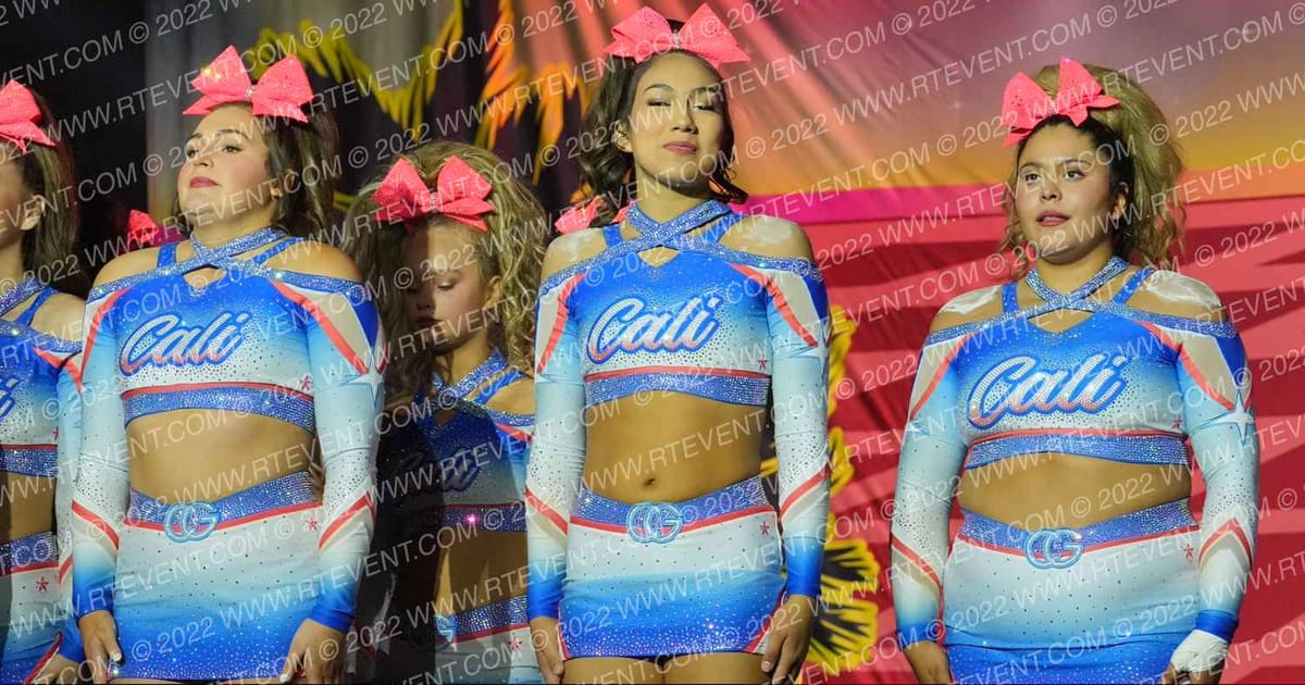 The California All Stars-San Marcos Glow · Spirit Sports Palm Springs Grand Nationals