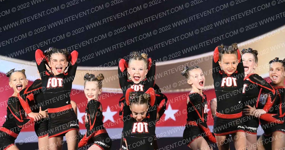 Flipping Out Tumbling Bet · Cheer Power Reading Showdown
