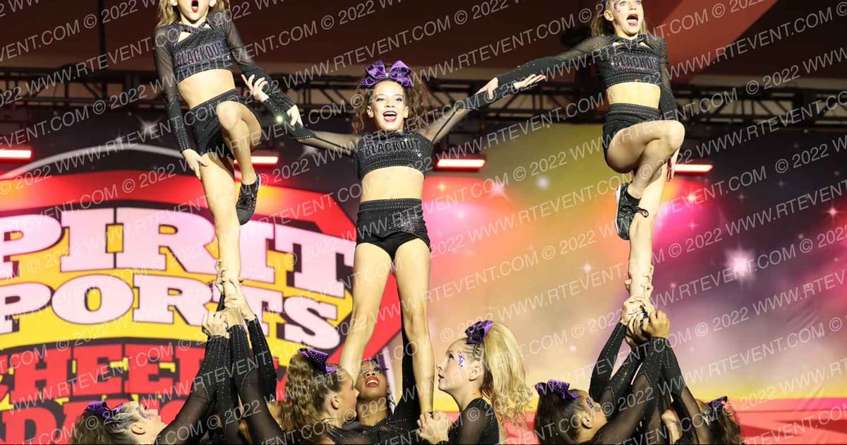 Chico Cheer All Stars BLACKOUT · Spirit Sports Palm Springs Grand Nationals