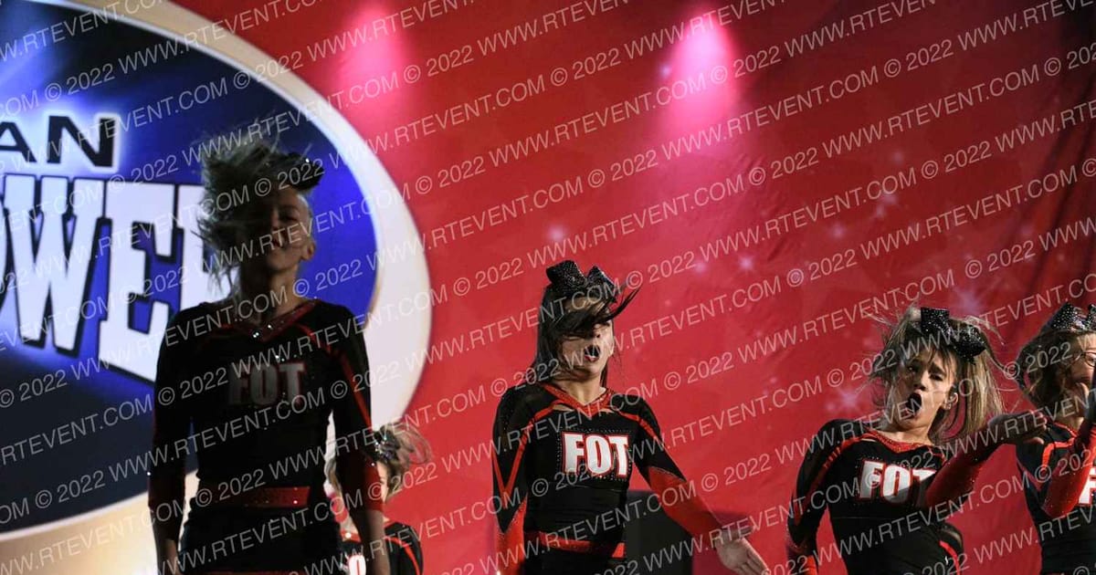 Flipping Out Tumbling J $quad · Cheer Power Reading Showdown