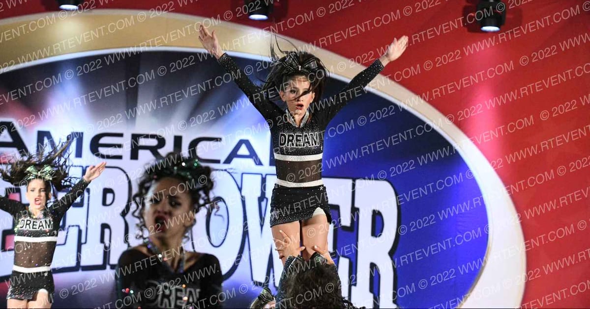 Dream Athletics Dark Angels · Cheer Power Reading Showdown