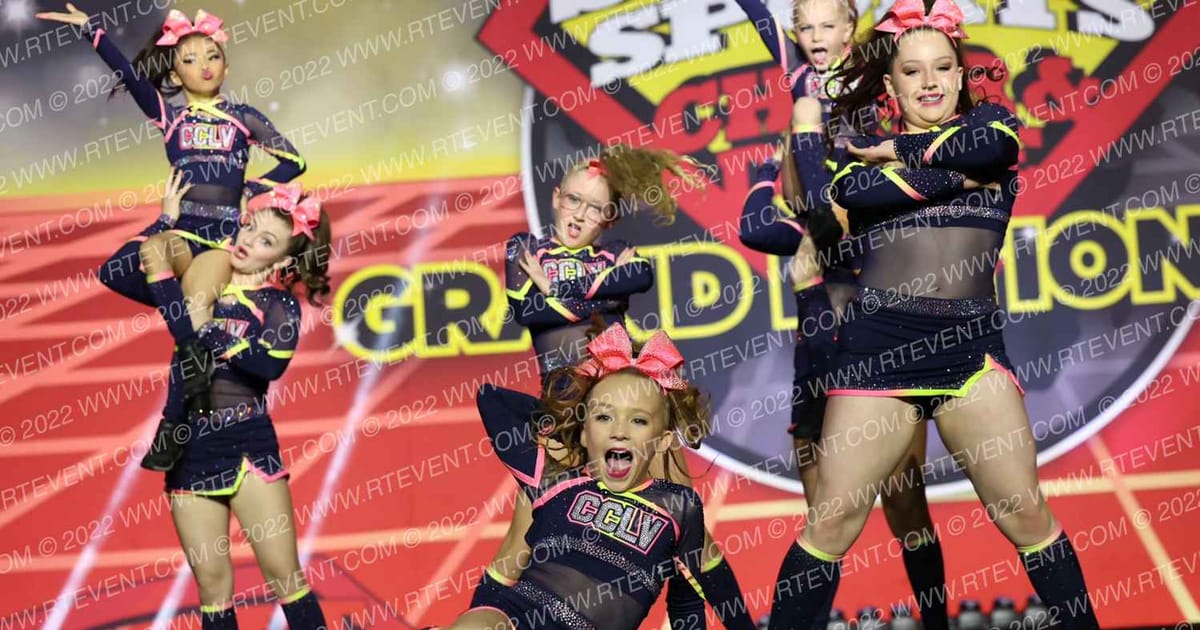 CheerCats LV Neon Kitties · Spirit Sports Palm Springs Grand Nationals