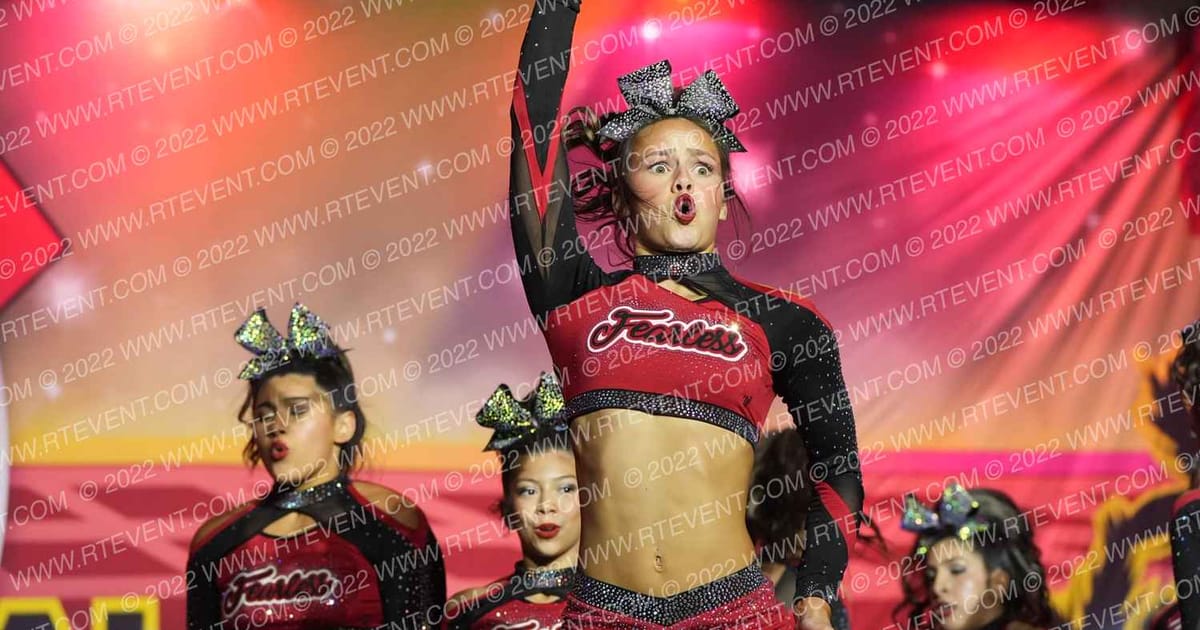 South Coast Cheer Fearless · Spirit Sports Palm Springs Grand Nationals