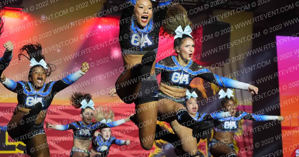 The California All Stars-Livermore Bluettes · Spirit Sports Palm Springs Grand Nationals