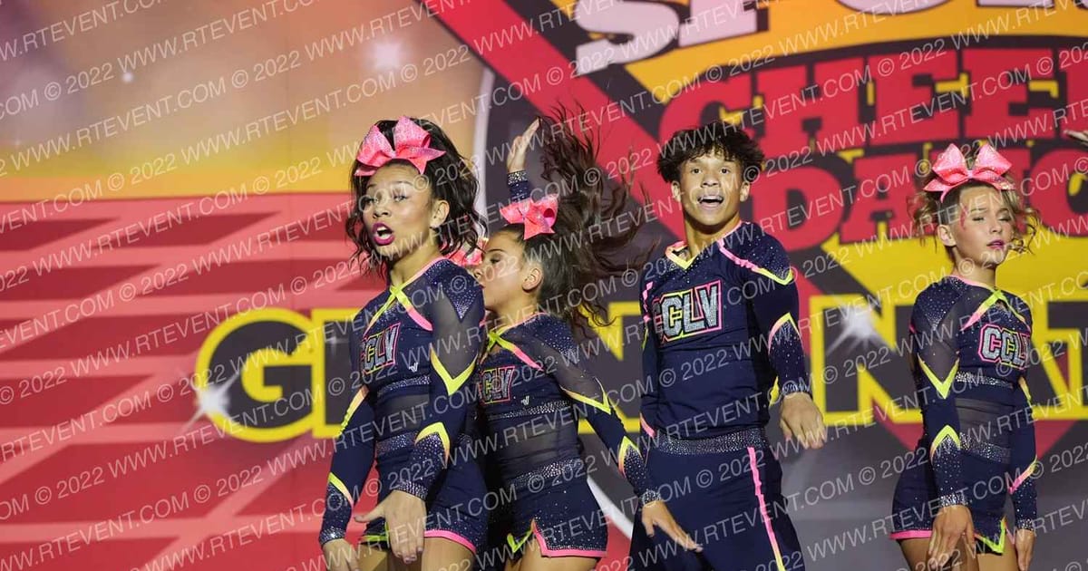 CheerCats LV Atomic · Spirit Sports Palm Springs Grand Nationals