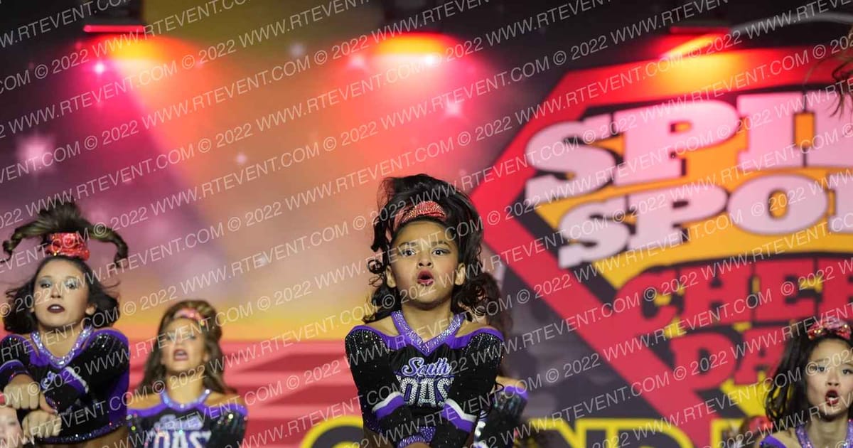 South Coast Cheer Scarlet · Spirit Sports Palm Springs Grand Nationals