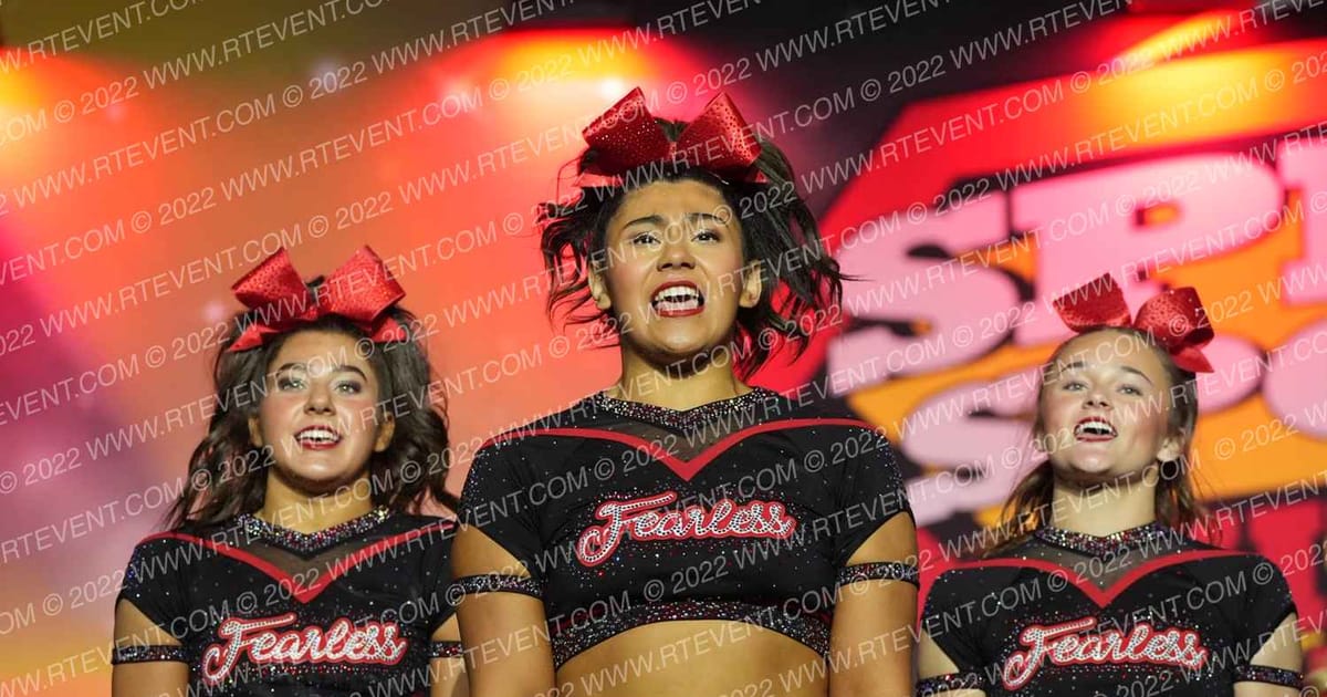 South Coast Cheer Fearless · Spirit Sports Palm Springs Grand Nationals