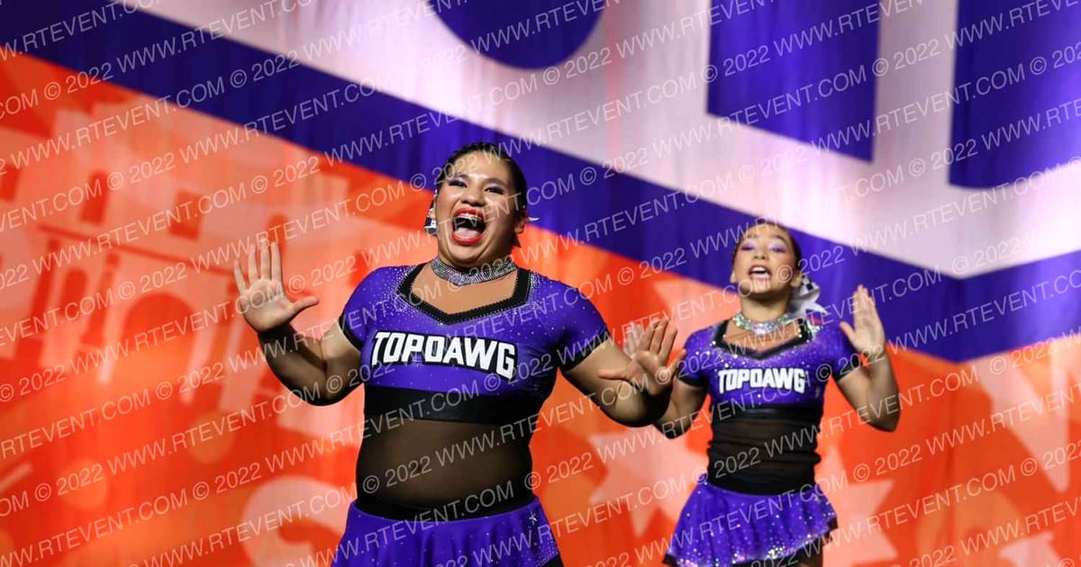 Top Dawg Cheer & Tumbling Purple Reign · Southern Nationals by Cheer Power