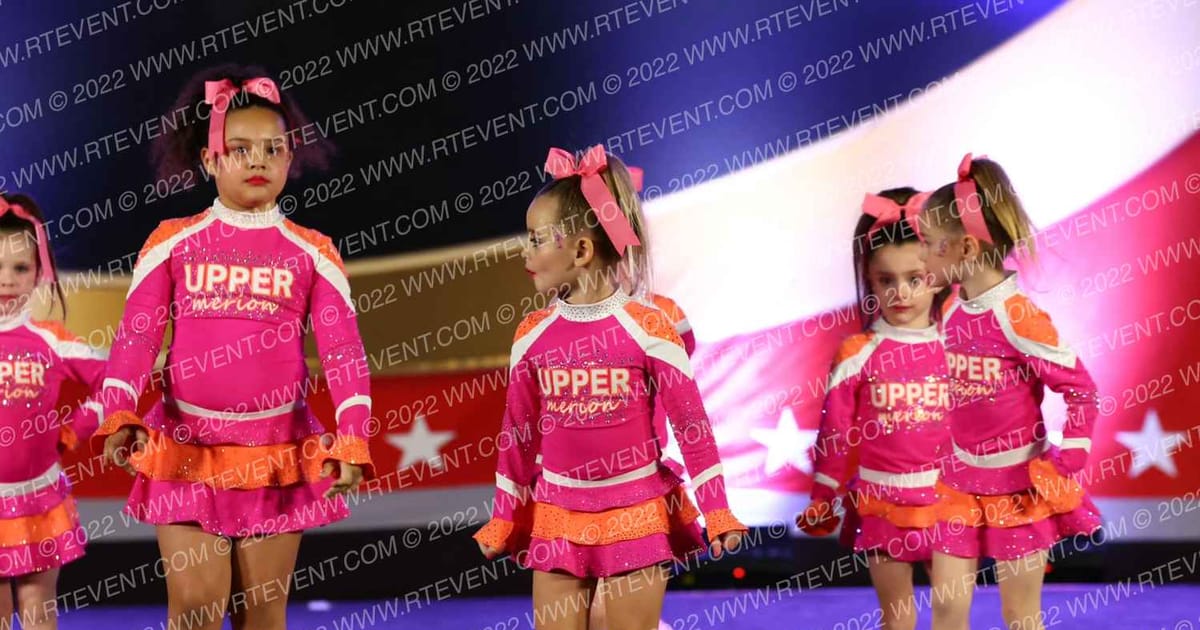 Upper Merion All Stars Raindrops · Cheer Power Trenton