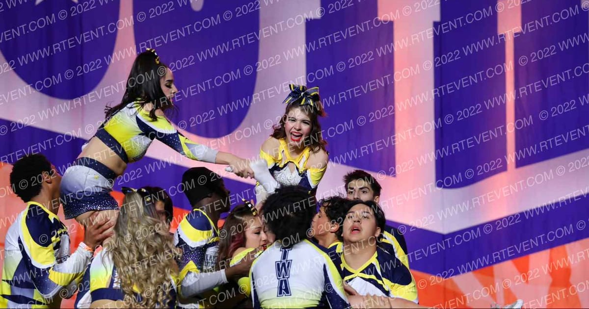 Texas Wolverine All Stars Platinum Blades · Southern Nationals by Cheer Power