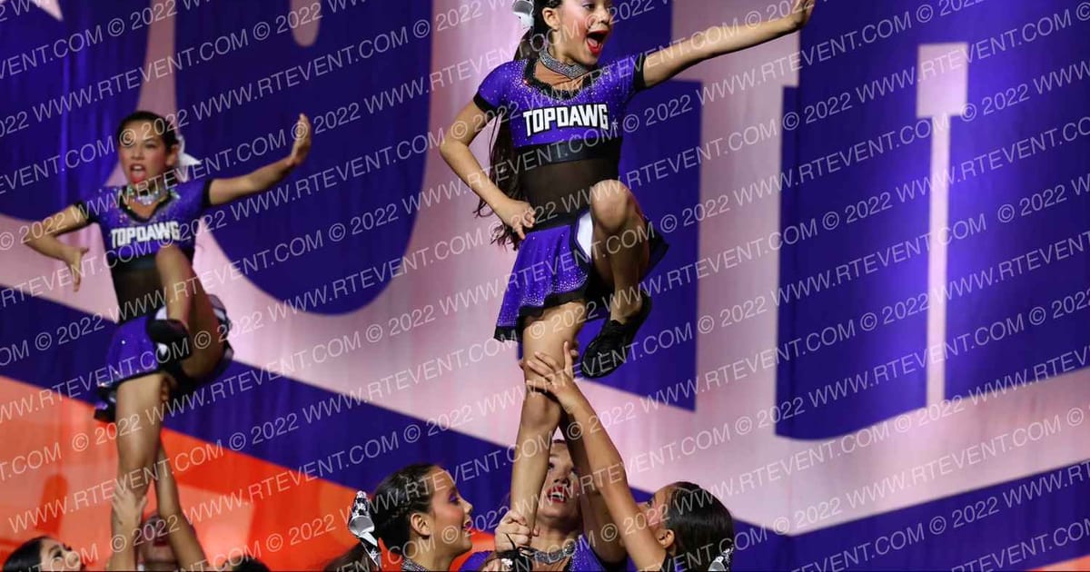 Top Dawg Cheer & Tumbling Purple Reign · Southern Nationals by Cheer Power