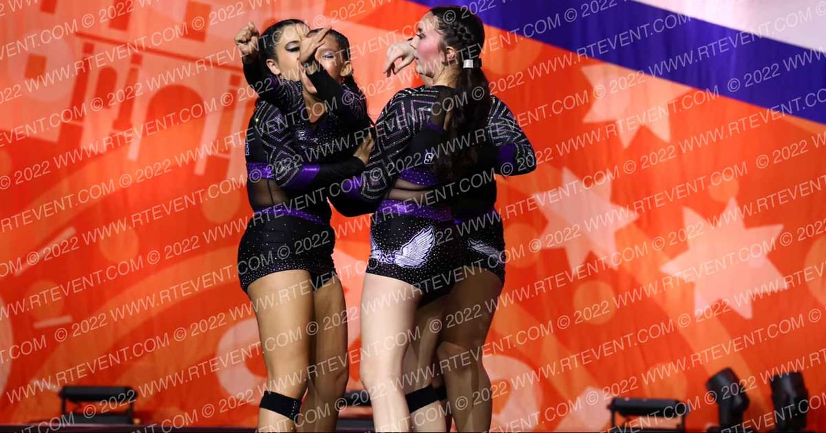 Spirit Athletics Gems Rubies · Southern Nationals by Cheer Power