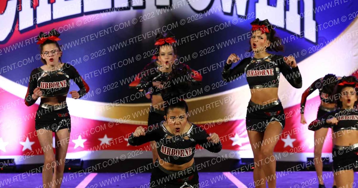 Airborne Elite All Stars Halo · Cheer Power Trenton